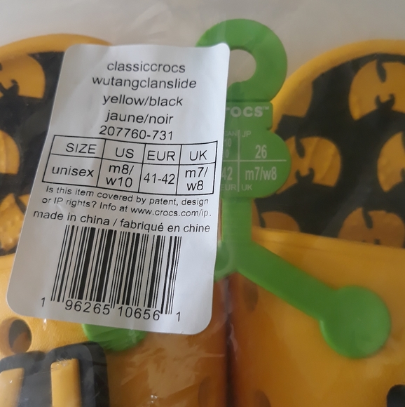 (New) Wu-Tang Clan Crocs Slides (M8/W10) - Picture 6 of 10